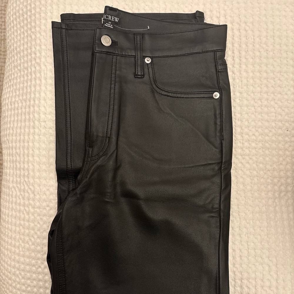 Jcrew Vegan Leather Pants